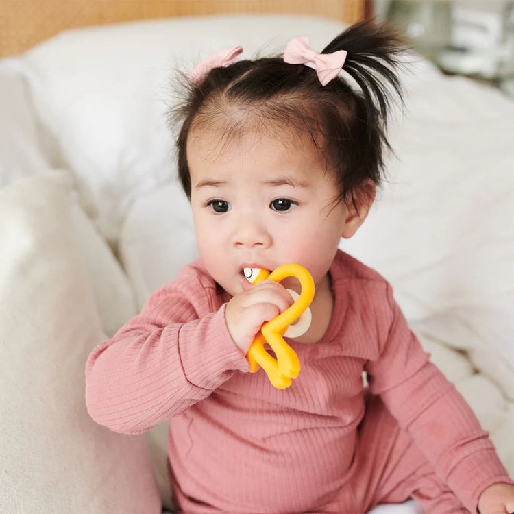 Matchstick Monkey Teething Toy - Yellow