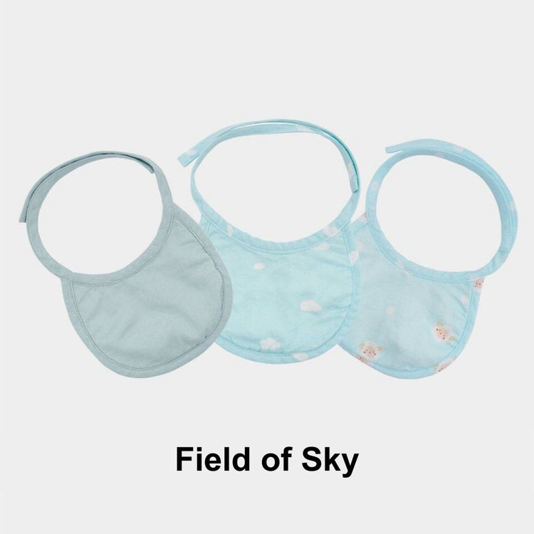 Granny Ben TENCEL™ Muslin Newborn Bib (3pcs)
