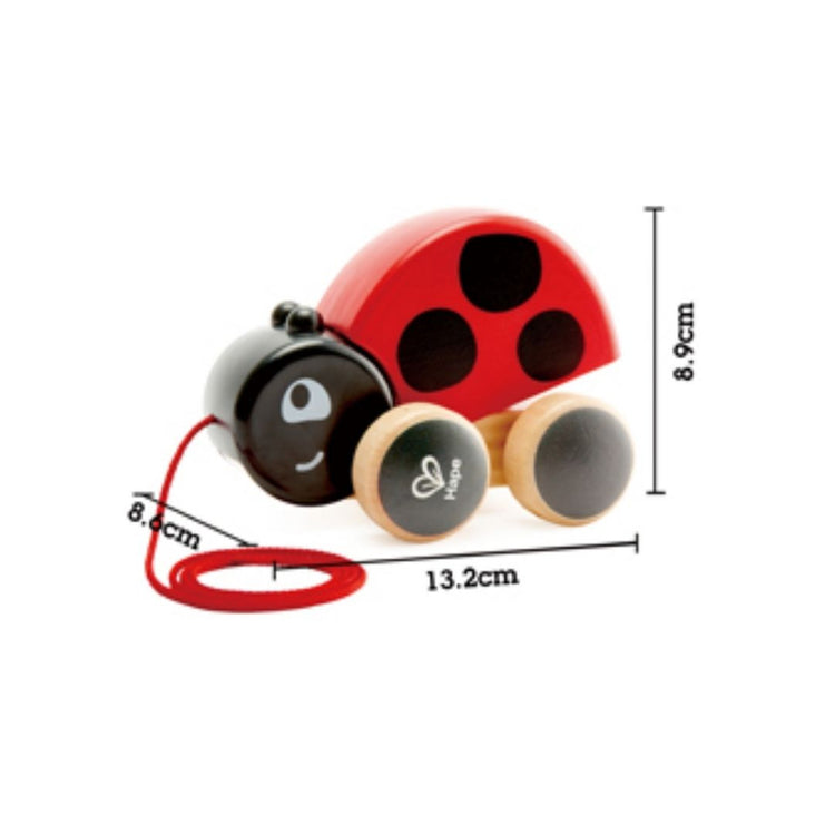 Hape Ladybug Pull Along (12m+)