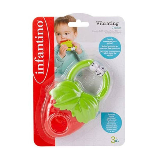 Infantino Vibrating Teether - Strawberry