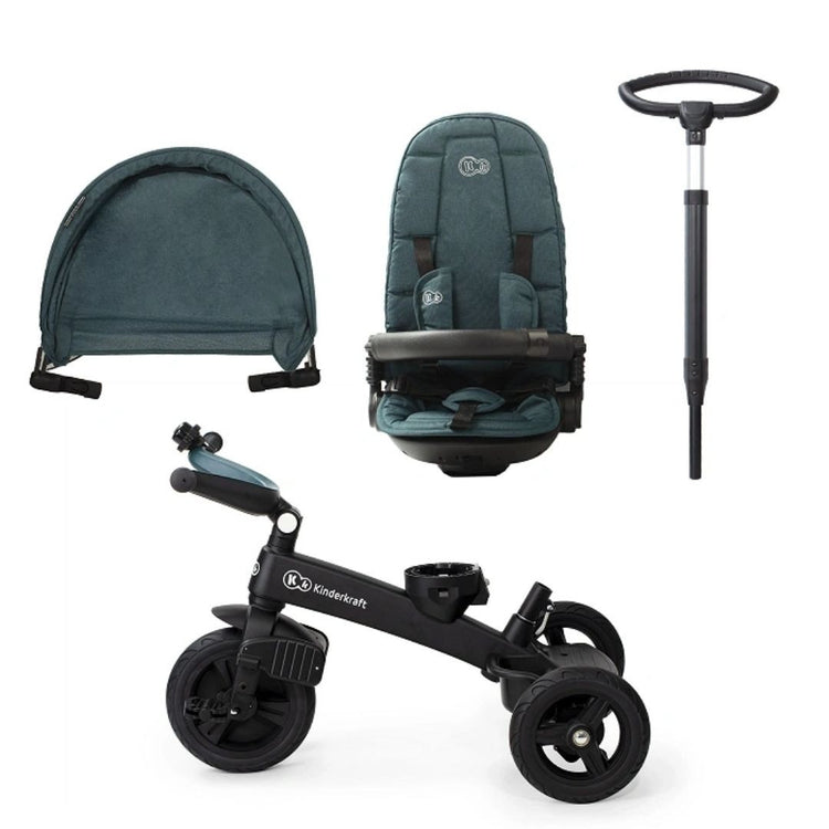 KINDERKRAFT Easytwist Tricycle - Green