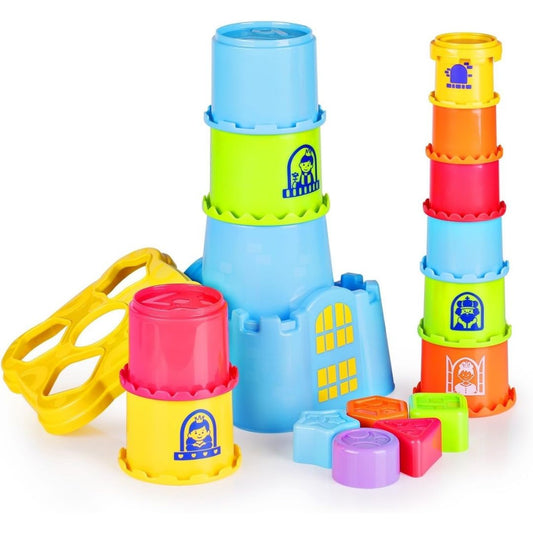 Hap-P-Kid Little Learner Castle Nesting Stacker (12m+)