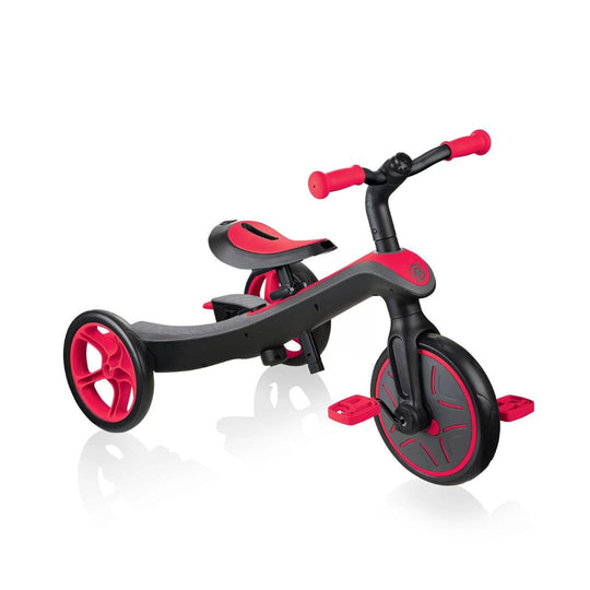 Globber Explorer Trike 4 In 1 - New Red