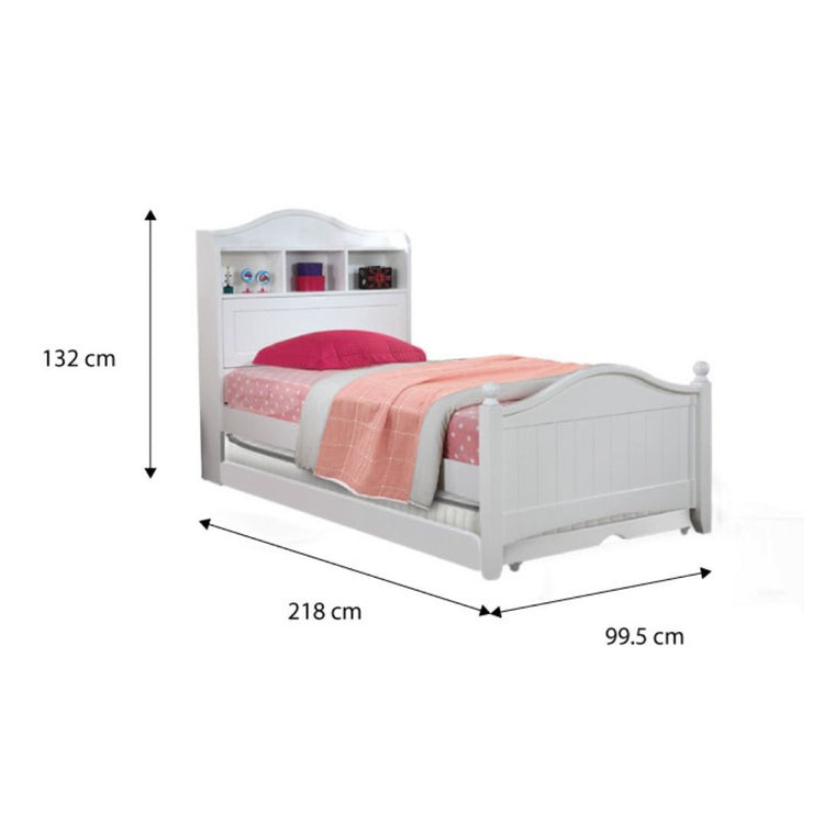 [Pre-Order] Snoozeland Daisy Bedframe with Pull Out Single Raising Bed