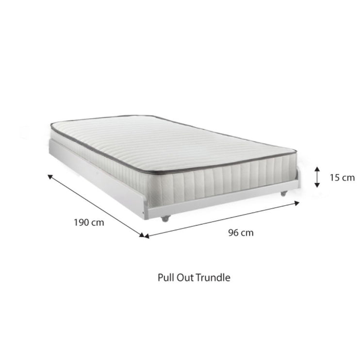 [PRE-ORDER] Snoozeland Huckleberry Super Single over Queen with Pull Out Single Trundle