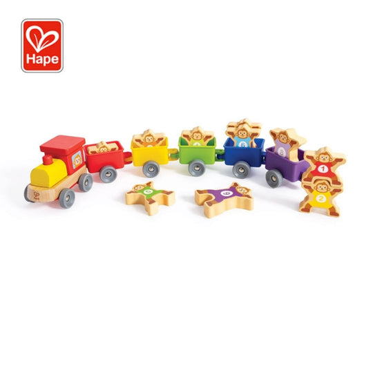 Hape Monkey Number Train (2y+)