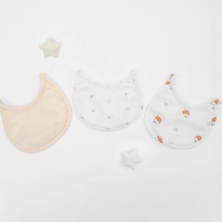 Granny Ben TENCEL™ Muslin Newborn Bib (3pcs)