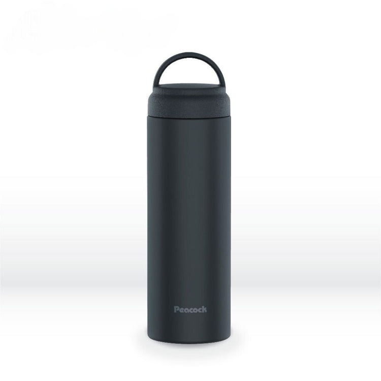 Peacock 480ml Stainless Steel Twist Bottle with Handle