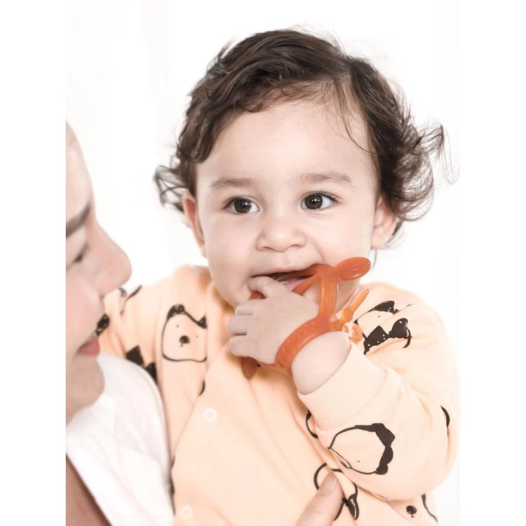 He or She Antibacterial Wristband Teether