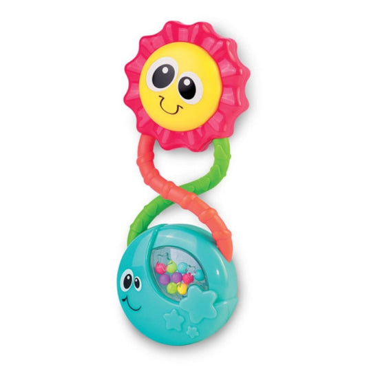 Hap-P-Kid Little Learner Baby Shake Rattle - Sun (6m+)