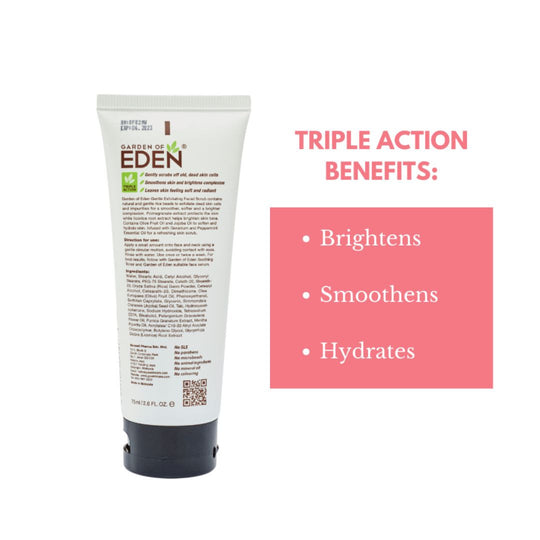 Garden Of Eden Gentle Exfoliating Facial Scrub 75ml