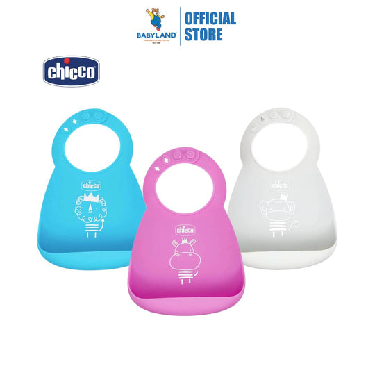 Chicco Easy Roll Silicone Bib With Crumble Catcher (6m+)