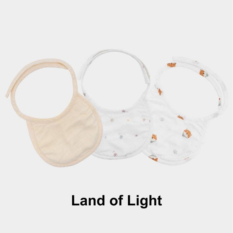 Granny Ben TENCEL™ Muslin Newborn Bib (3pcs)