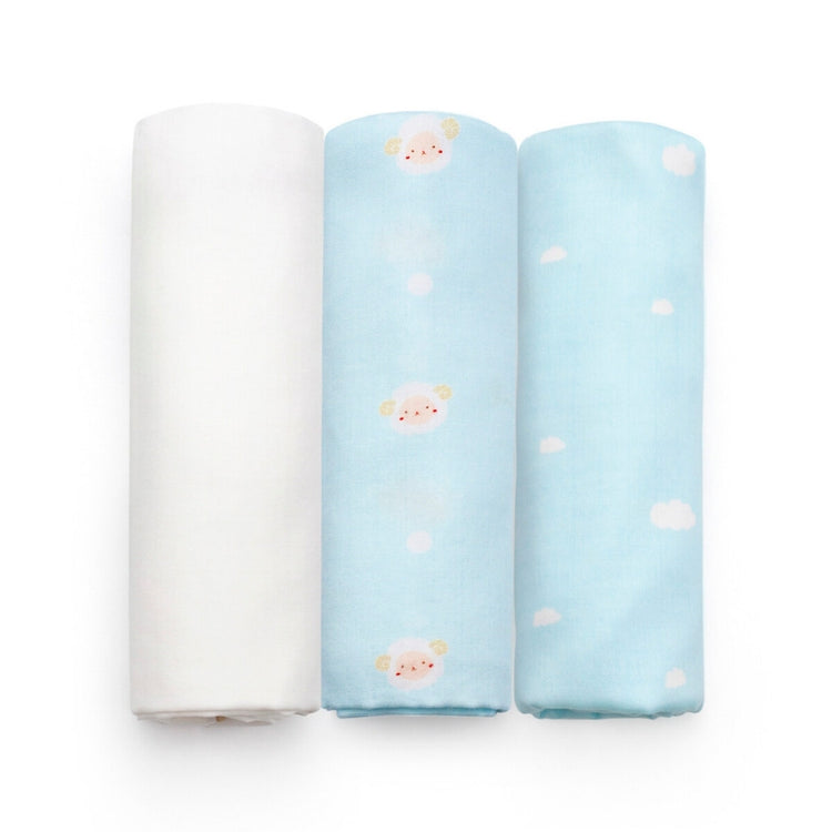 Granny Ben TENCEL™ Muslin Nursing Cloth (3 pcs)