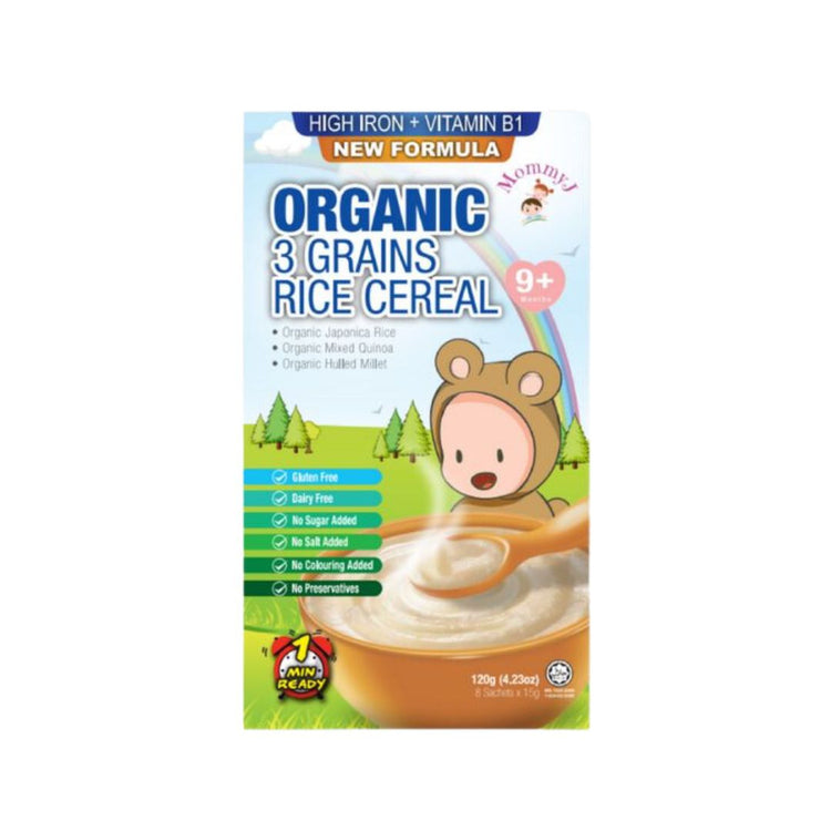 MommyJ Organic Rice Cereal Porridge 120g (6m+)