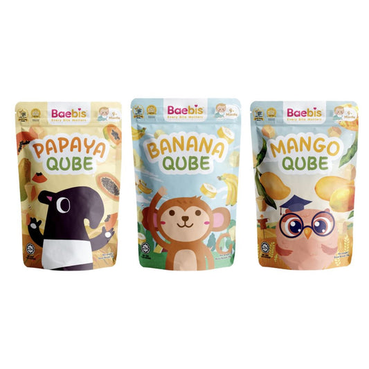 Baebis 100% Natural Fruit Qube (9m+)