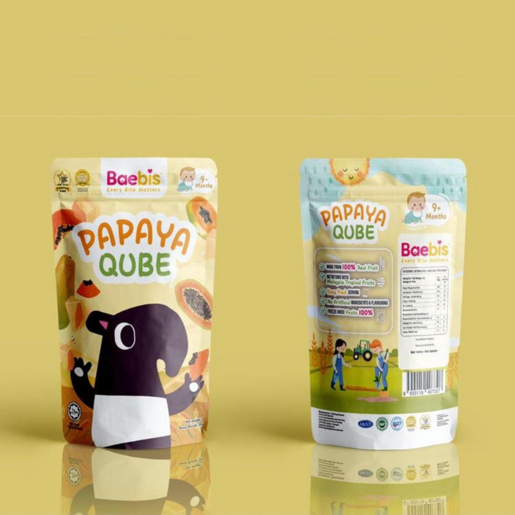 Baebis 100% Natural Fruit Qube (9m+)