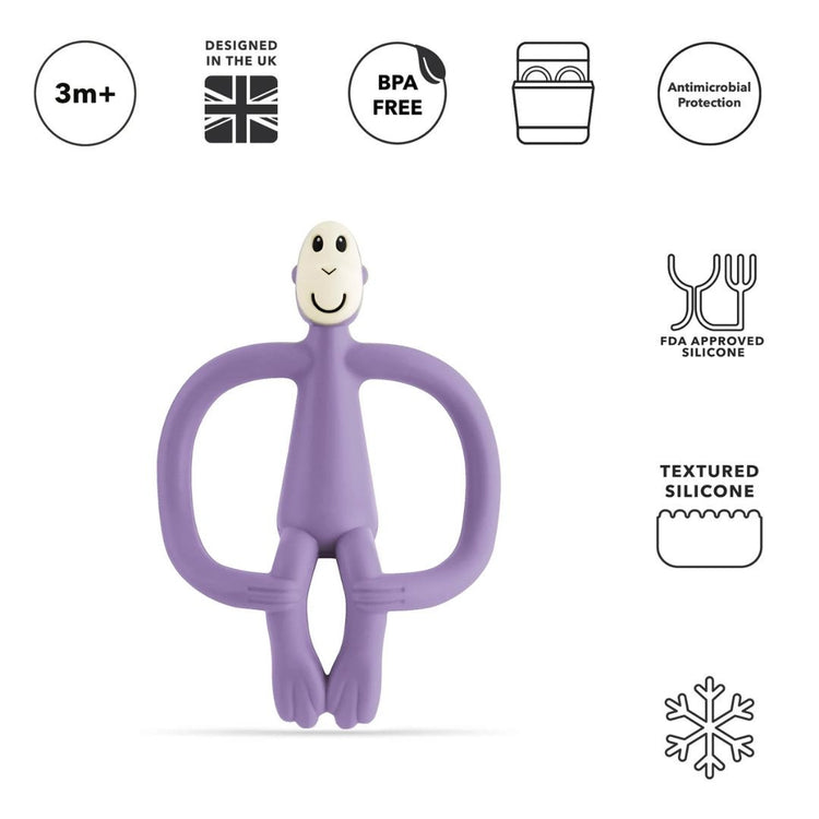 Matchstick Monkey Teething Toy - Purple