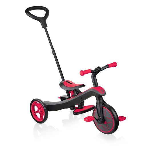 Globber Explorer Trike 4 In 1 - New Red