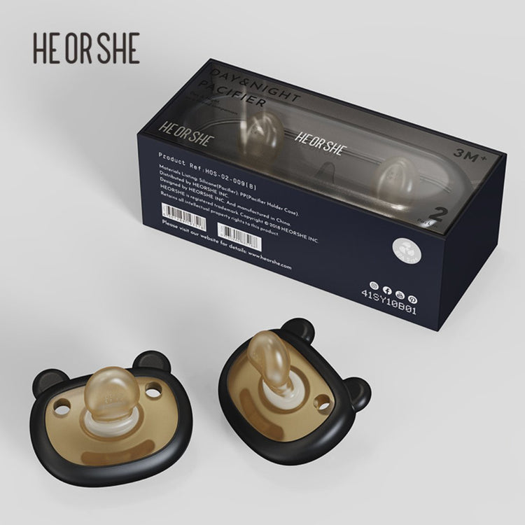 He or She Day & Night Pacifier