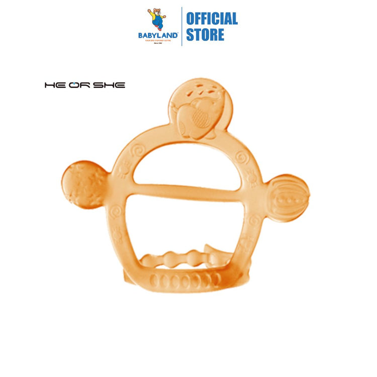 He or She Antibacterial Wristband Teether