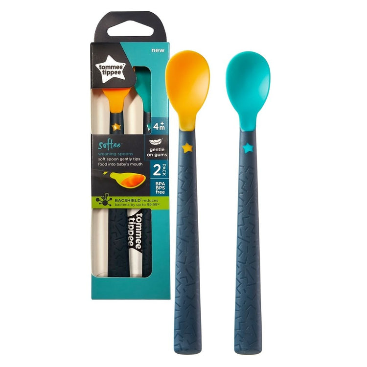 Tommee Tippee Softee Weaning Spoon 2Pc