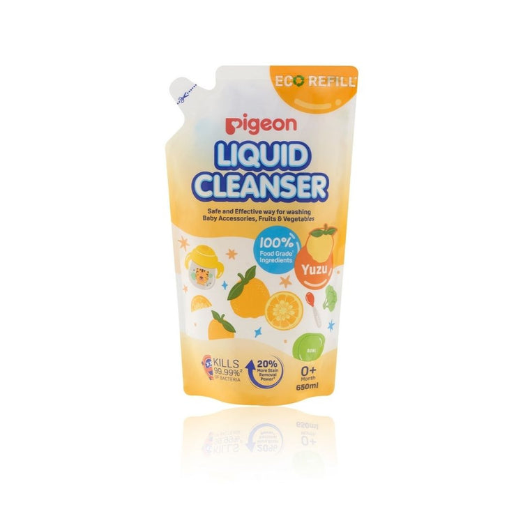 PIGEON Yuzu Liquid Cleanser 700ml + 650ml Refill