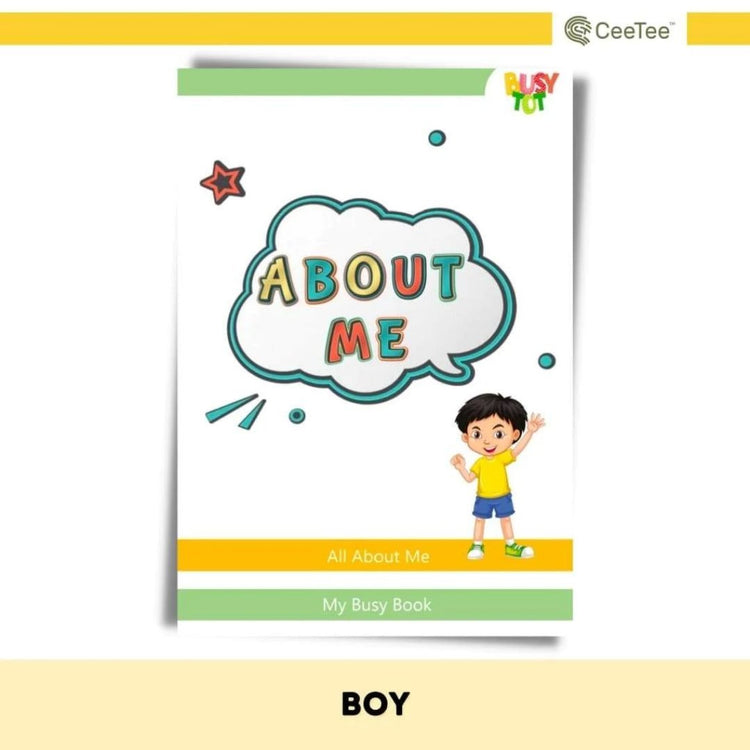 CeeTee Montessori Early Learning Busy Book (About Me Boy/Girl)