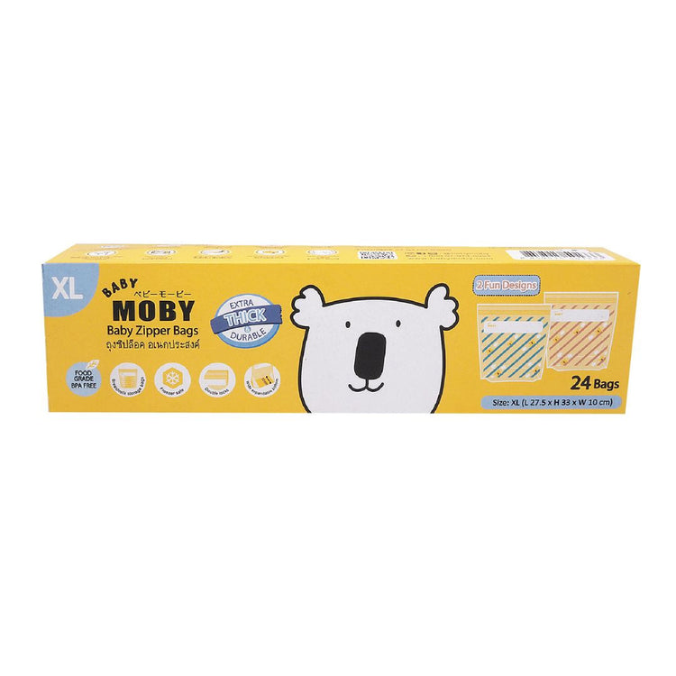 Baby Moby Zipper Bags (24Bags)