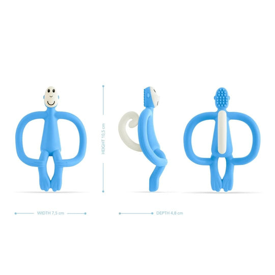Matchstick Monkey Teething Toy - Blue