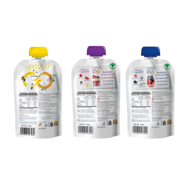 Yogood Go Fruit/Protein Smoothie 120g