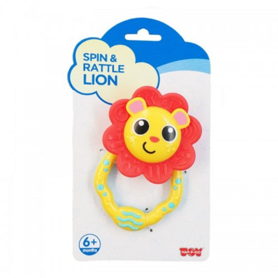Hap-P-Kid Little Learner Baby Shake Rattle - Lion (6m+)