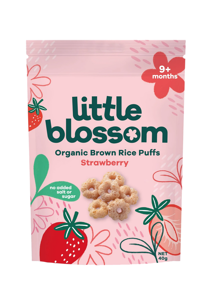 Little Blossom Organic Brown Rice Puffs (9m+)