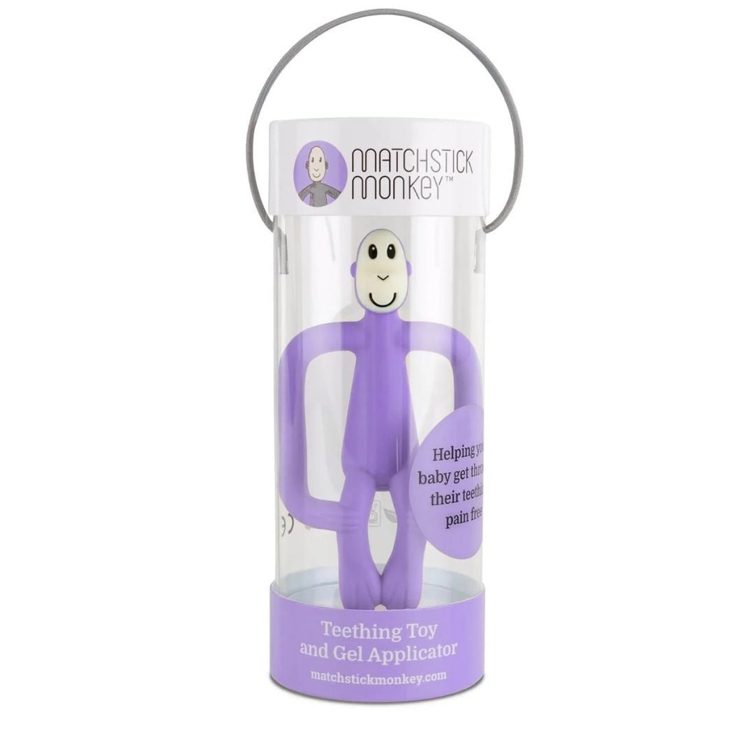 Matchstick Monkey Teething Toy Purple - Main Image