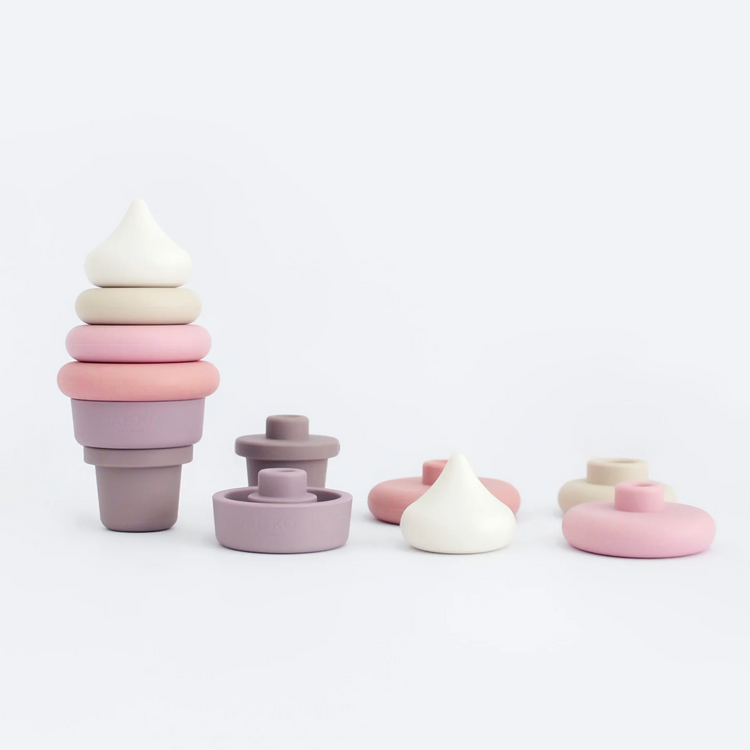 Jae Ko Silicone Ice Cream Stacking Toy