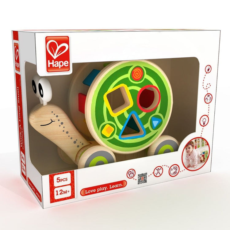 Hape Walk-A-Long Snail (12m+)