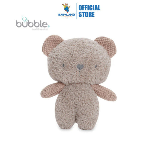 BUBBLE Knitted Plush Cuddly Toy - Beanie the Bear (0m+)