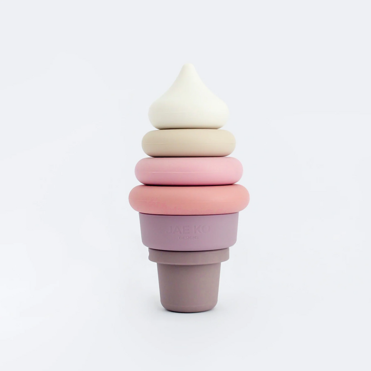 Jae Ko Silicone Ice Cream Stacking Toy