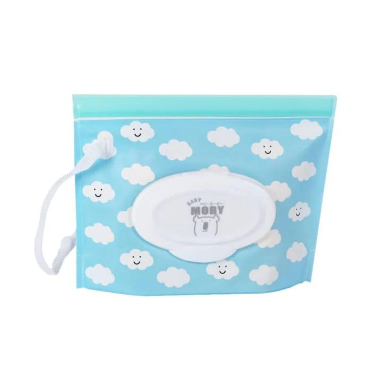 Baby Moby Dry Wipe PVC Pouch Bag - Assorted Colors