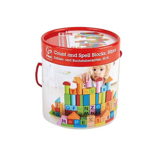 Hape 80Pcs Barreled Blocks