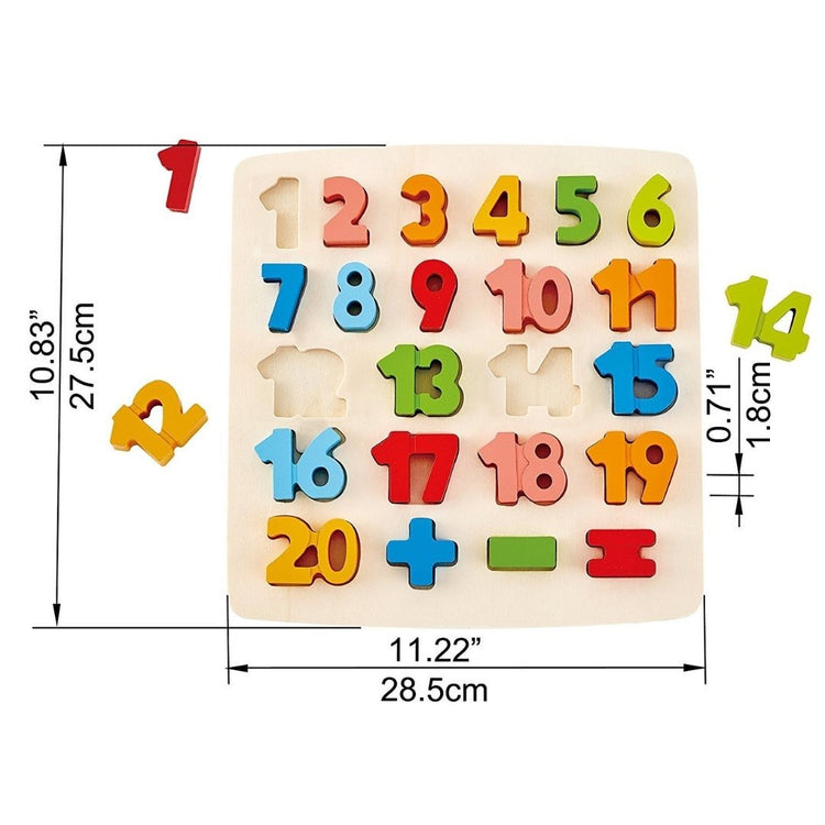 Hape Chunky Number Math Puzzle (3y+)