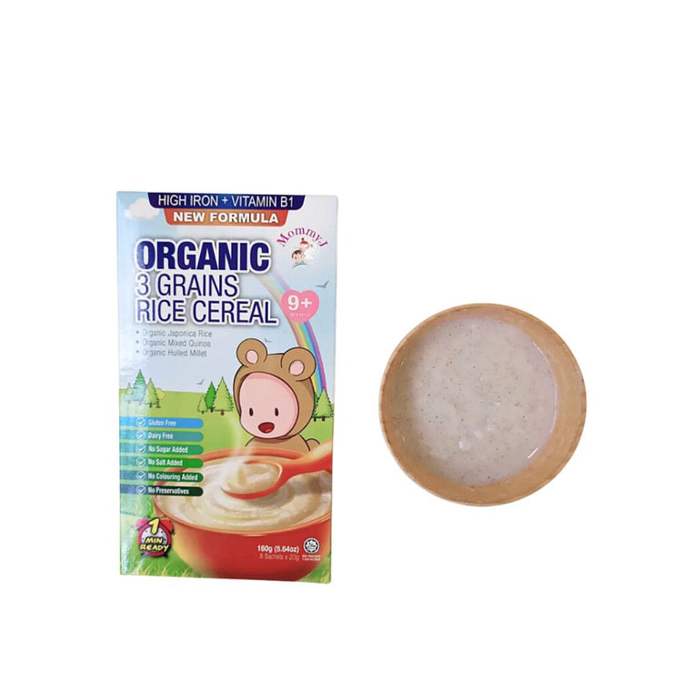 MommyJ Organic Rice Cereal Porridge 120g (6m+)