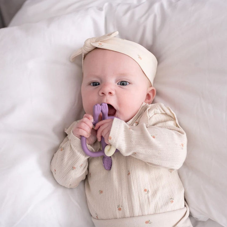 Matchstick Monkey Teething Toy - Purple