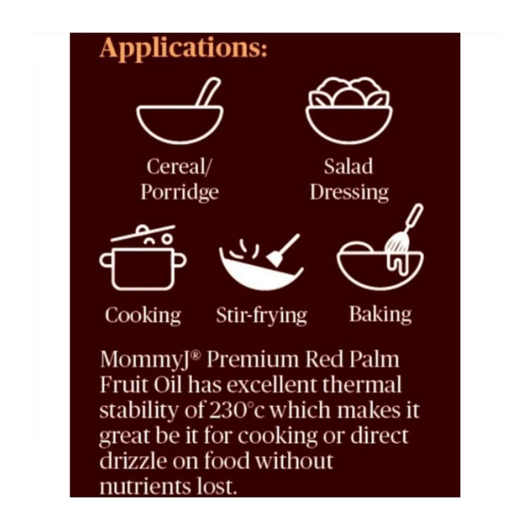MommyJ Premium Red Palm Fruit Oil 250ml