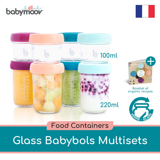 Babymoov Babybols Glass Food Container Multi Set