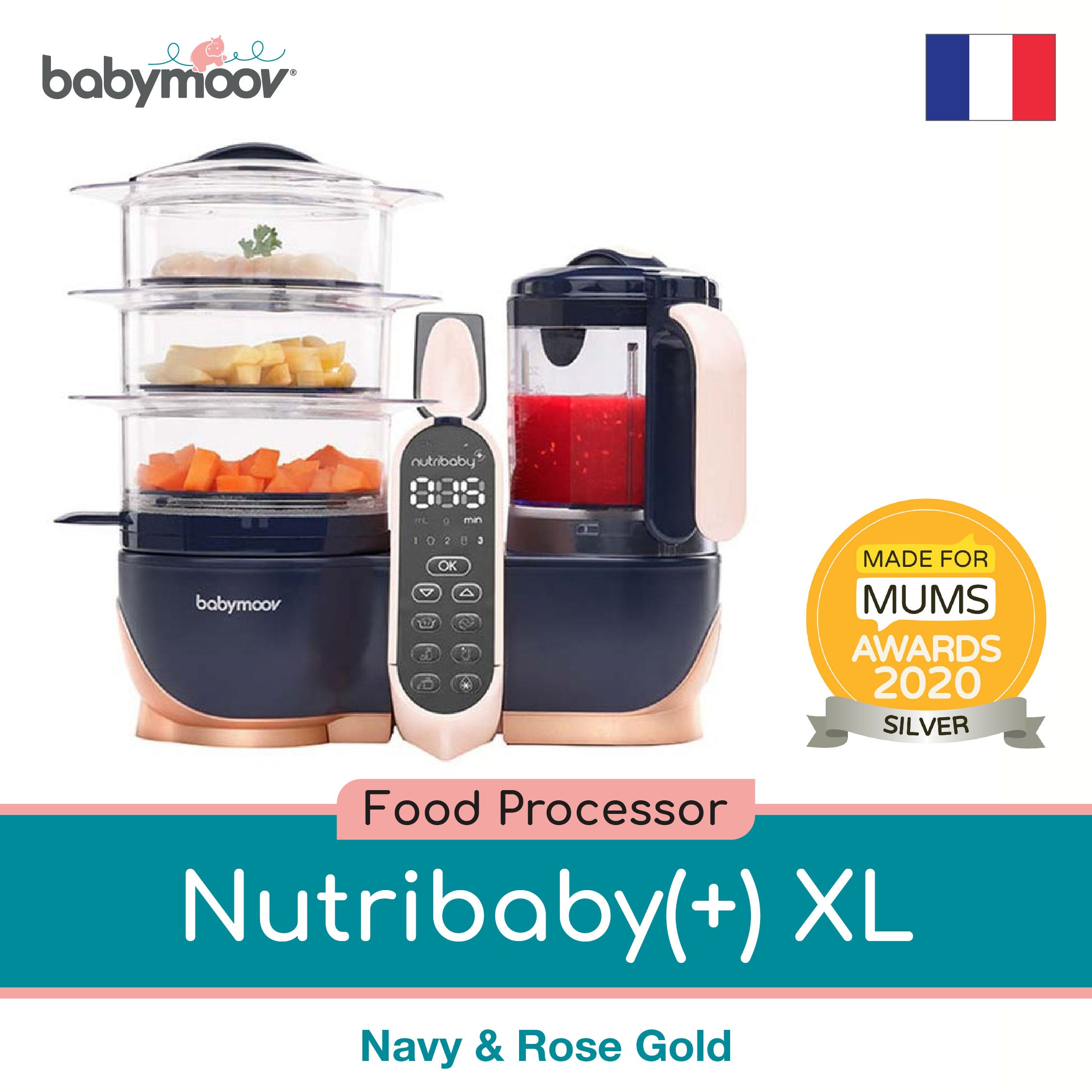 Babymoov Nutribaby(+) XL 6-in-1 Large Capacity Multi-Purpose Baby and