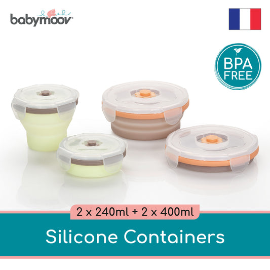 Babymoov Silicone Baby Food Container Multi Set