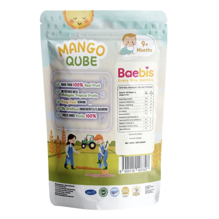 Baebis 100% Natural Fruit Qube (9m+)