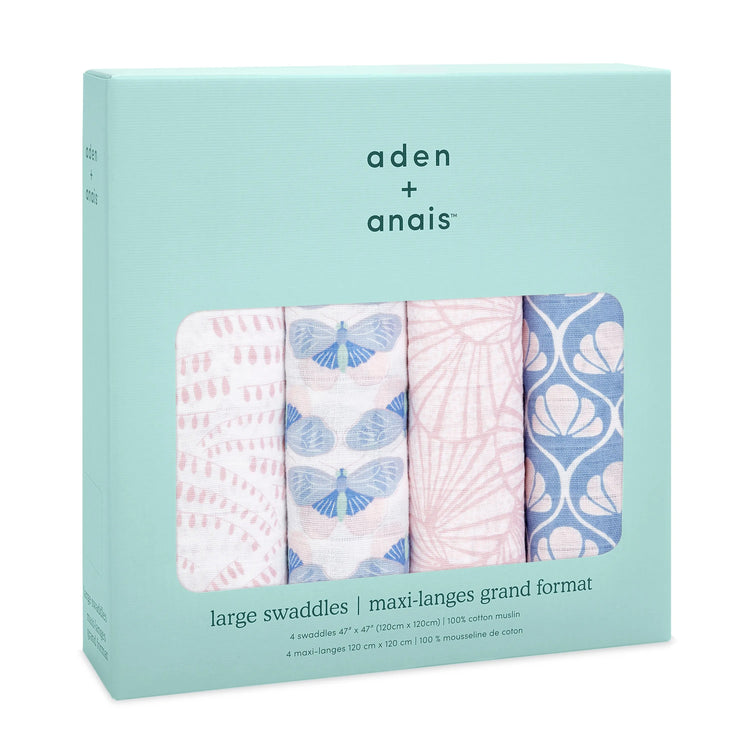 Aden + Anais Classic Muslin Swaddles (4-Pack)