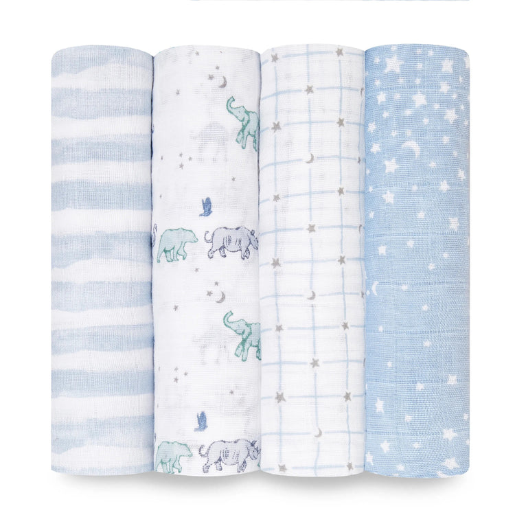 Aden + Anais Classic Muslin Swaddles (4-Pack)